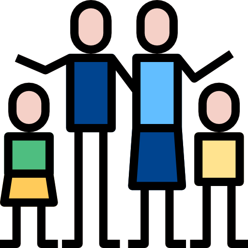 family (3) Parent training and support icon