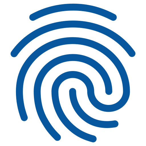 fingerprint Individualized therapy icon